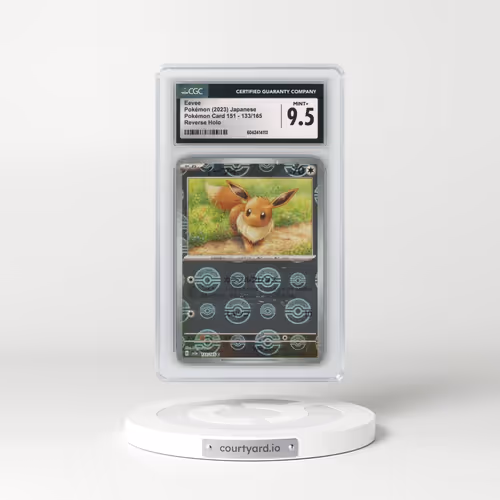 2023 Pokémon Card 151 #133/165 Eevee - Reverse Holo Poké Ball (CGC 9.5 MINT+)