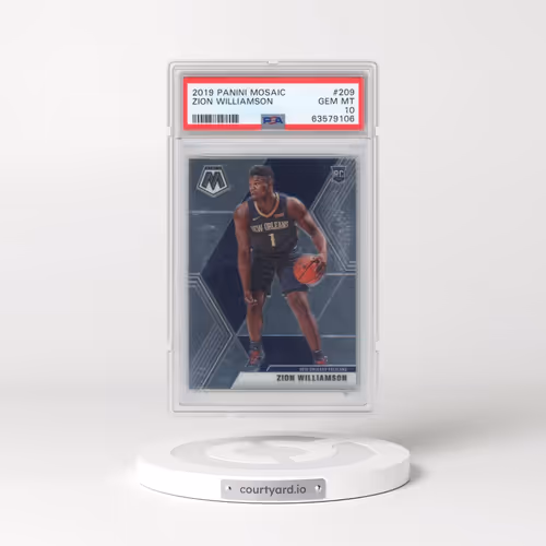2019 Panini Mosaic #209 Zion Williamson (PSA 10 GEM MINT)