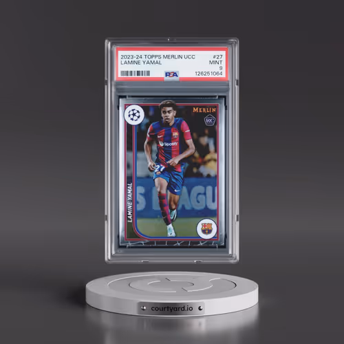 2023-24 Topps Merlin UEFA Club Competitions #27 Lamine Yamal (PSA 9 MINT)