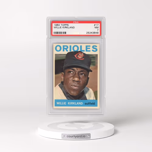 1964 Topps #17 Willie Kirkland (PSA 7 NM)