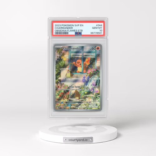 2023 Black Star Promos - Scarlet & Violet SVP EN #044 Charmander - Obsidian Flames Elite Trainer Box (PSA 10 GEM MINT)