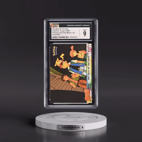 1999 Pokémon the First Movie #20 The Best Of The Best - First Print (Blue Topps Logo) (CGC 9 MINT)