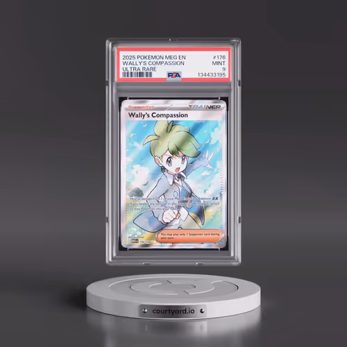 2025 Pokémon Meg EN-Mega Evolution #176 Wally's Compassion - Ultra Rare (PSA 9 MINT)