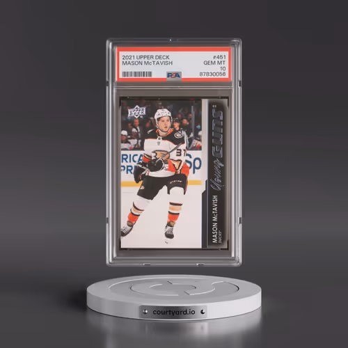 2021-2022 Upper Deck #451 Mason McTavish (PSA 10 GEM MINT)