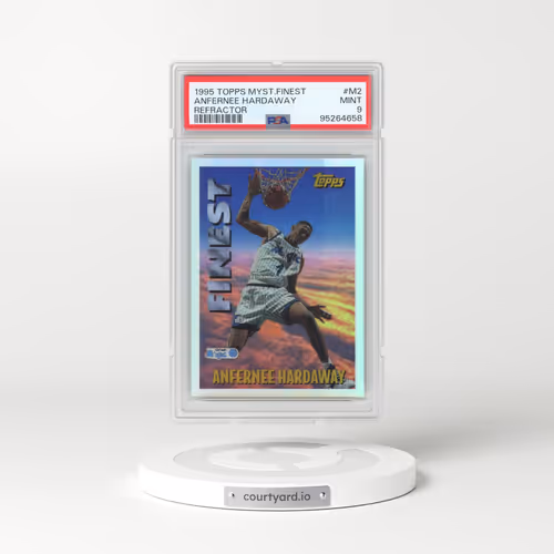 1995 Topps Mystery Finest #M2 Anfernee Hardaway - Refractor (PSA 9 MINT)