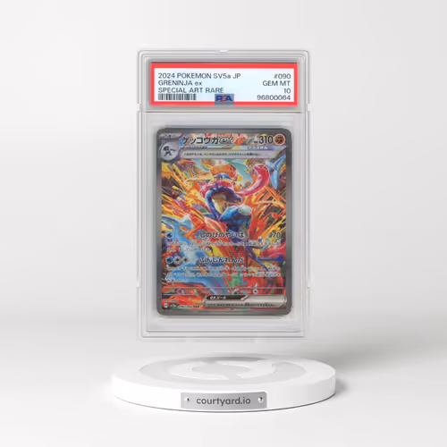 2024 Pokémon Sv5a-Crimson Haze #090 Greninja EX - Holo Special Art Rare (PSA 10 GEM MINT)