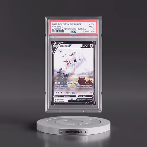 2022 Pokémon Swsh Black Star Promo #204 Arceus V - Holo Arceus V Figure Collection (PSA 9 MINT)
