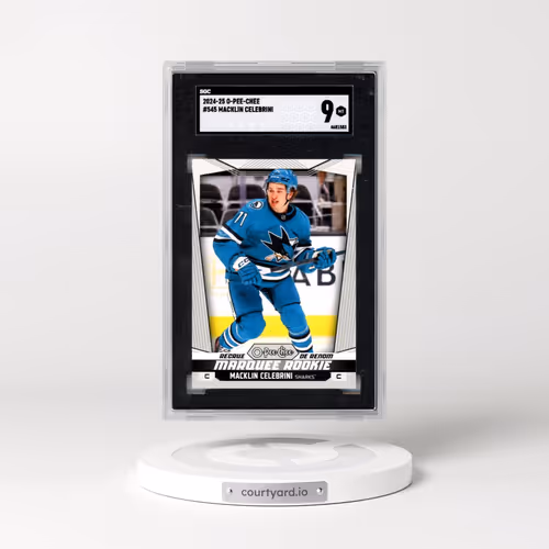 2024 O-Pee-Chee #545 Macklin Celebrini (SGC 9 MINT)
