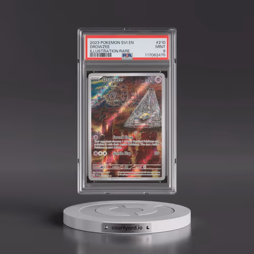 2023 Pokémon Svi EN-Scarlet & Violet #210 Drowzee - Illustration Rare (PSA 9 MINT)