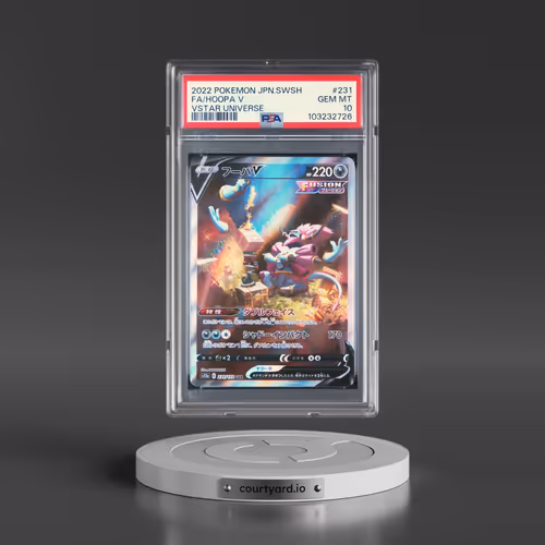 2022 Pokémon Sword & Shield Vstar Universe #231 Hoopa V - Holo Full Art (PSA 10 GEM MINT)