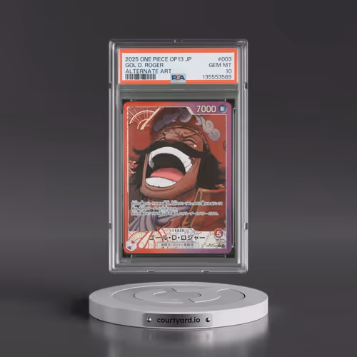 2025 One Piece Japanese OP13-Carrying on His Will #003 Gol D. Roger - Alternate Art (PSA 10 GEM MINT