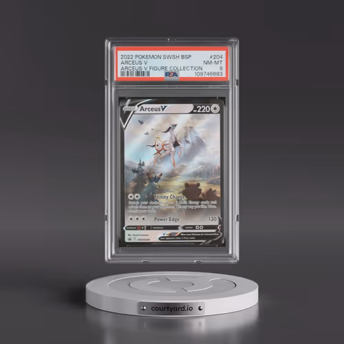 2022 Pokémon Swsh Black Star Promo #204 Arceus V - Holo Arceus V Figure Collection (PSA 8 NM-MT)