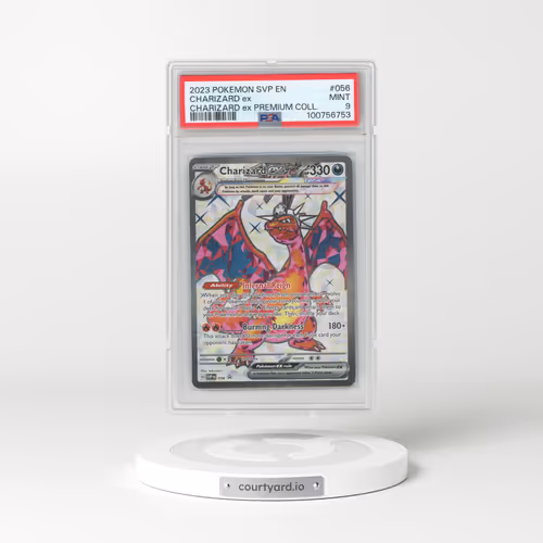 2023 Pokémon Svp EN-SV Black Star Promo #056 Charizard EX - Holo Charizard EX Premium Collection (PSA 9 MINT)