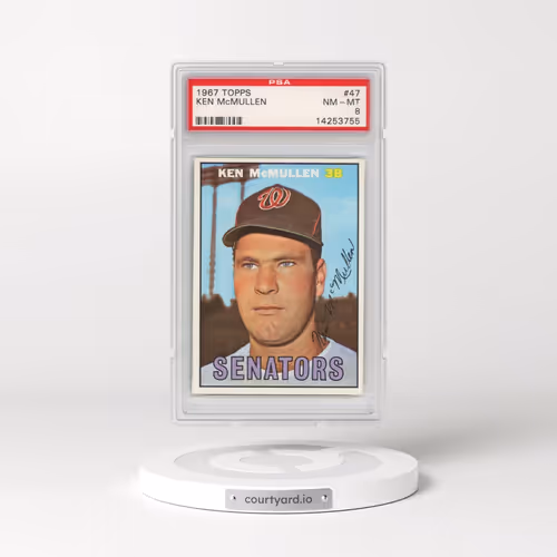 1967 Topps #47 Ken Mcmullen (PSA 8 NM-MT)
