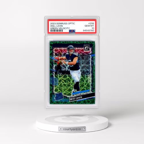 2023 Panini Donruss Optic #298 Will Levis - Green Velocity (PSA 10 GEM MINT)