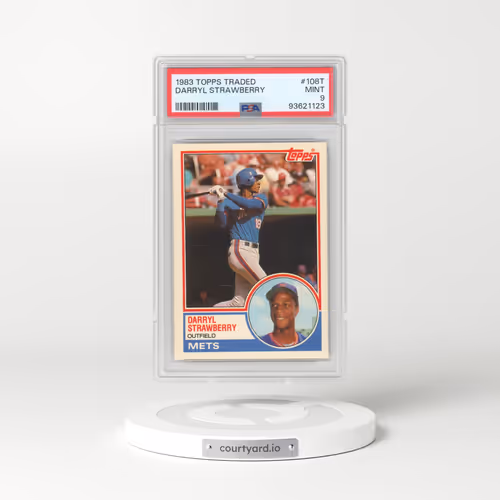 1983 Topps Traded #108T Darryl Strawberry (PSA 9 MINT)