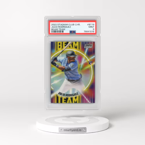 2022 Topps Stadium Club Chrome Beam Team #BT19 Julio Rodriguez (PSA 9 MINT)