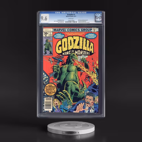 Godzilla #1 CGC 9.6 White Pages (Marvel Comics, 8/77)