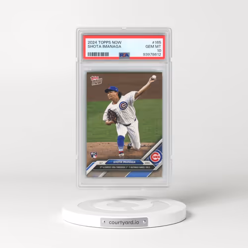 2024 Topps Now #165 Shota Imanaga (PSA 10 GEM MINT)