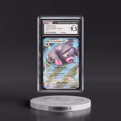 2023 Pokémon Svi EN-Scarlet & Violet #158 Oinkologne EX - Holo (CGC 9.5 MINT+)