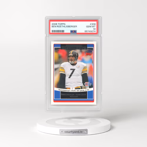 2006 Topps #308 Ben Roethlisberger (PSA 10 GEM MINT)