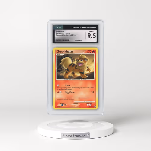 2007 Secret Wonders #89/132 Growlithe (CGC 9.5 MINT+)