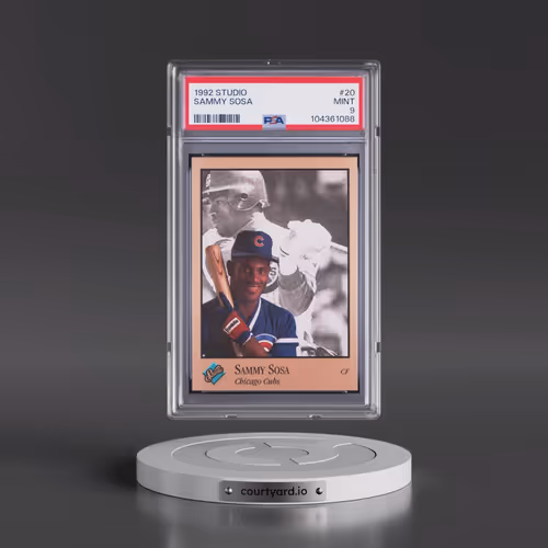 1992 Studio #20 Sammy Sosa (PSA 9 MINT)