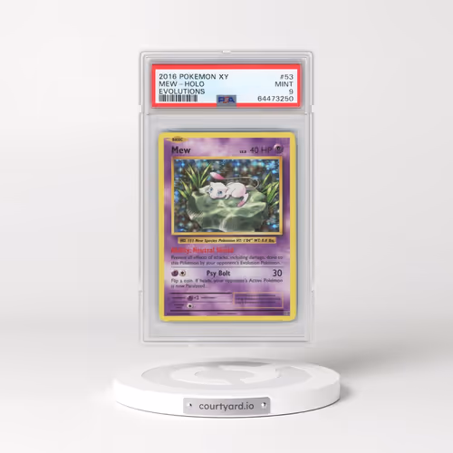 2016 Pokémon XY Evolutions #53 Mew - Holo (PSA 9 MINT)