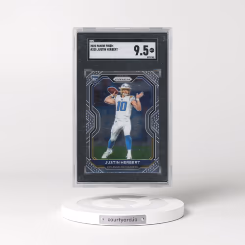 2020 Panini Prizm #325 Justin Herbert (SGC 9.5 MINT+)