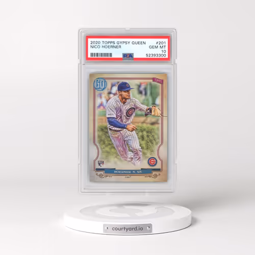 2020 Topps Gypsy Queen #201 Nico Hoerner (PSA 10 GEM MINT)