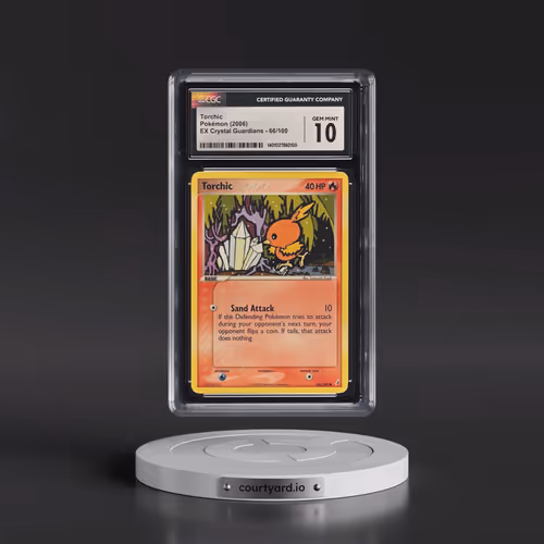 2006 EX Crystal Guardians #66/100 Torchic (CGC 10 GEM MINT)
