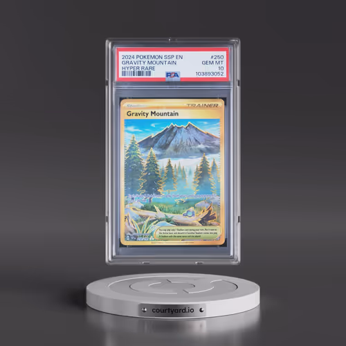 2024 Pokémon Ssp EN-Surging Sparks #250 Gravity Mountain - Hyper Rare (PSA 10 GEM MINT)