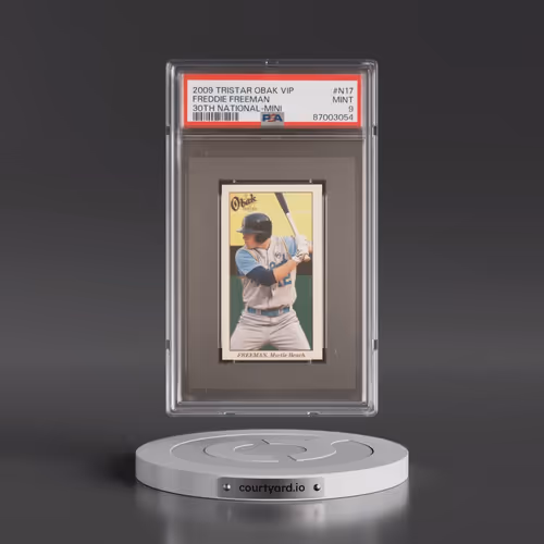 2009 Tristar Obak VIP 30th National #N17 Freddie Freeman - Mini (PSA 9 MINT)