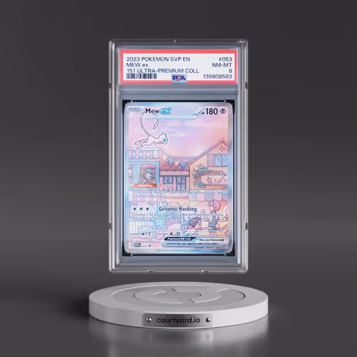 2023 Pokémon Svp EN-SV Black Star Promo #053 Mew EX - Holo 151 Ultra-Premium Collection (PSA 8 NM-MT