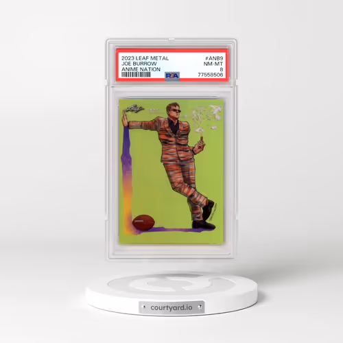2023 Leaf Web Exclusives #9 Joe Burrow - Anime Nation (PSA 8 NM-MT)