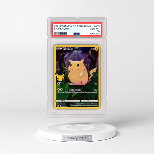 2021 Pokémon Celebrations #005 Pikachu - Full Art (PSA 10 GEM MINT)