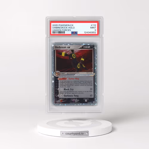 2005 Pokémon EX Unseen Forces #112 Umbreon EX - Holo Holo (PSA 9 MINT)
