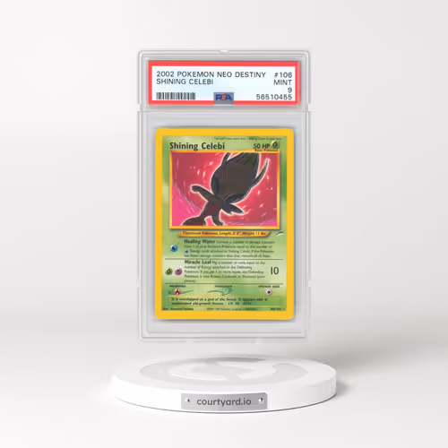 2002 Pokémon Neo Destiny #106 Shining Celebi - Holo (PSA 9 MINT)