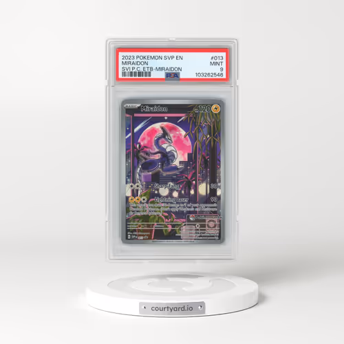 2023 Pokémon Svp EN-SV Black Star Promo #013 Miraidon - Scarlet & Violet Pokemon Center Elite Trainer Box-Miraidon (PSA 9 MINT)