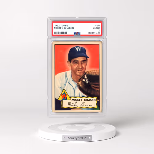 1952 Topps #90 Mickey Grasso (PSA 2 GOOD)