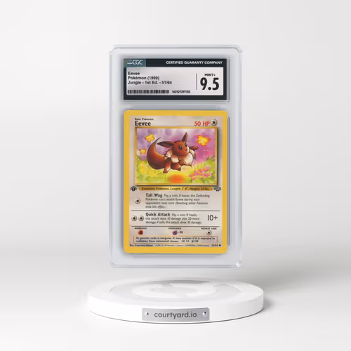 1999 Jungle #51/64 Eevee - 1st Edition 1st Edition (CGC 9.5 MINT+)