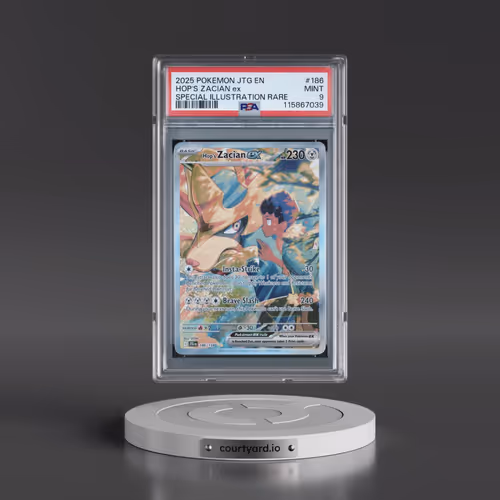 2025 Pokémon Jtg EN-Journey Together #186 Hop's Zacian EX - Holo Special Illustration Rare (PSA 9 MI
