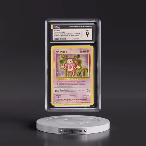2023 Pokémon Clb-Trading Card Game Classic Blastoise & Suicune EX Deck #013 Mr. Mime (CGC 9 MINT)