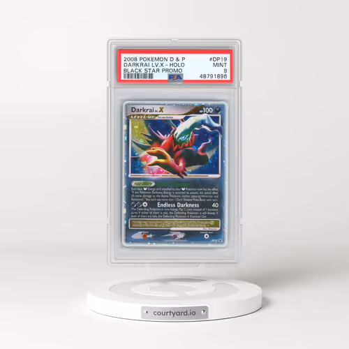 2008 Pokémon Diamond & Pearl Black Star Promo #DP19 Darkrai LV.X - Holo (PSA 9 MINT)