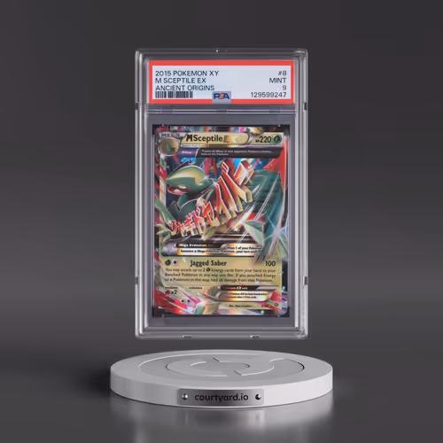 2015 Pokémon XY Ancient Origins #8 M Sceptile EX - Holo (PSA 9 MINT)