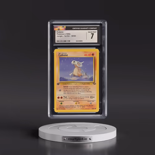 1999 Jungle #50/64 Cubone - 1st Edition 1st Edition (CGC 7 NM)