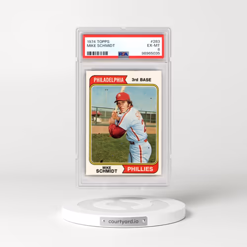 1974 Topps #283 Mike Schmidt (PSA 6 EX-MT)