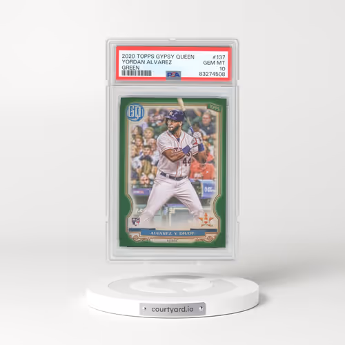 2020 Topps Gypsy Queen #137 Yordan Alvarez - Green (PSA 10 GEM MINT)