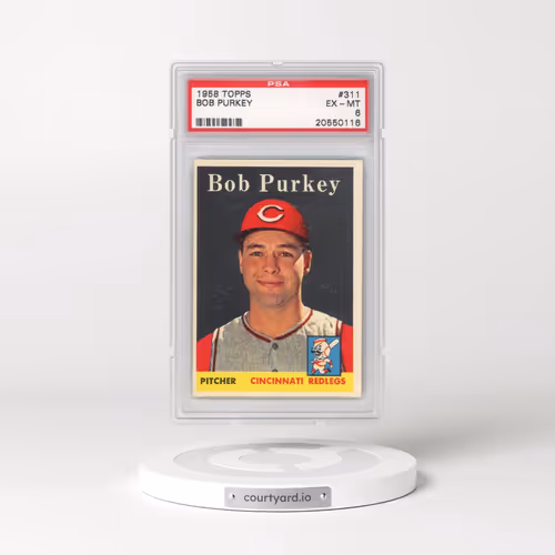 1958 Topps #311 Bob Purkey (PSA 6 EX-MT)