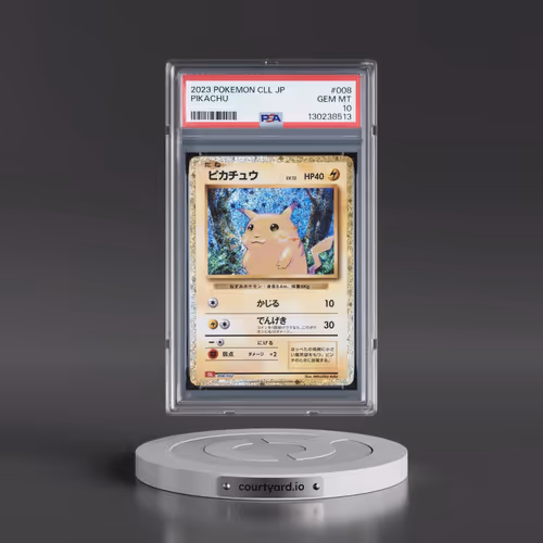 2023 Pokémon Cll-Trading Card Game Classic Charizard & HO-Oh EX Deck #008 Pikachu (PSA 10 GEM MINT)